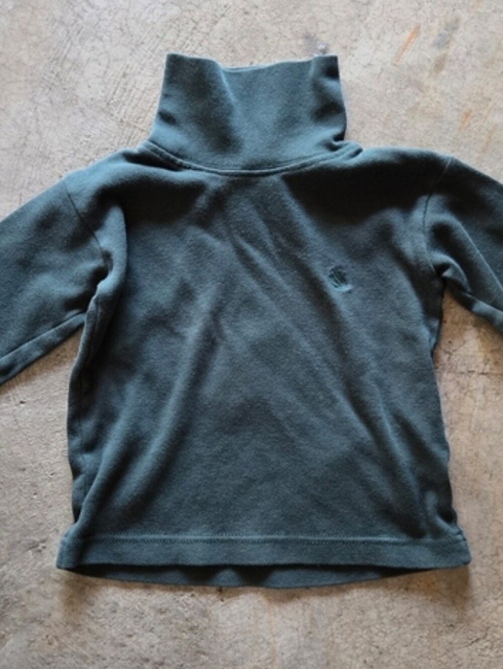 2 For $15 Vintage 90s Kids Long Sleeve Turtleneck Hunter Green